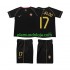 Camisola Portugal Cristiano Ronaldo 17 Retro Criança Equipamento Segundo 2006 Manga Curta